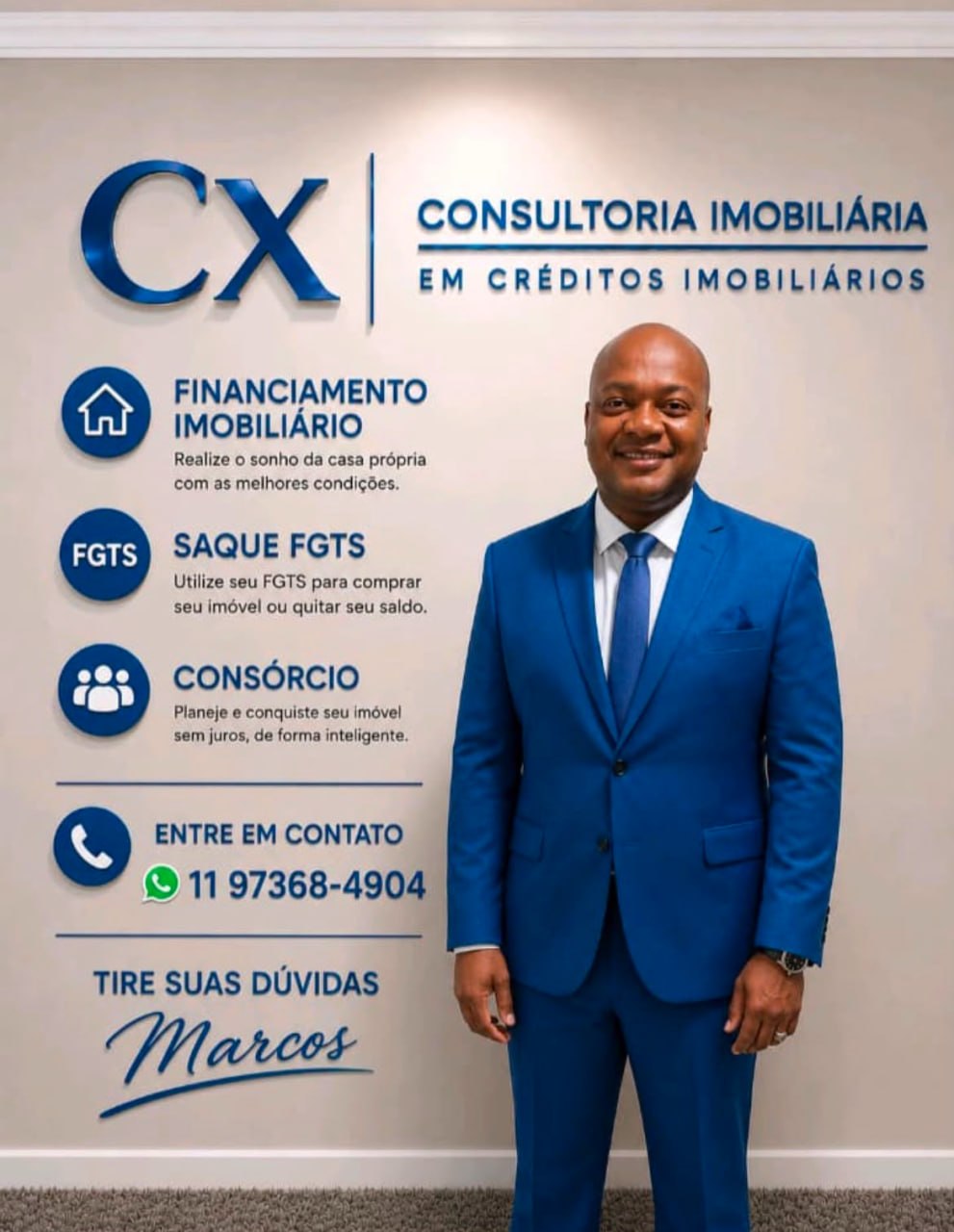 Marcos - CX Consultoria Imobiliária em Créditos Imobiliários